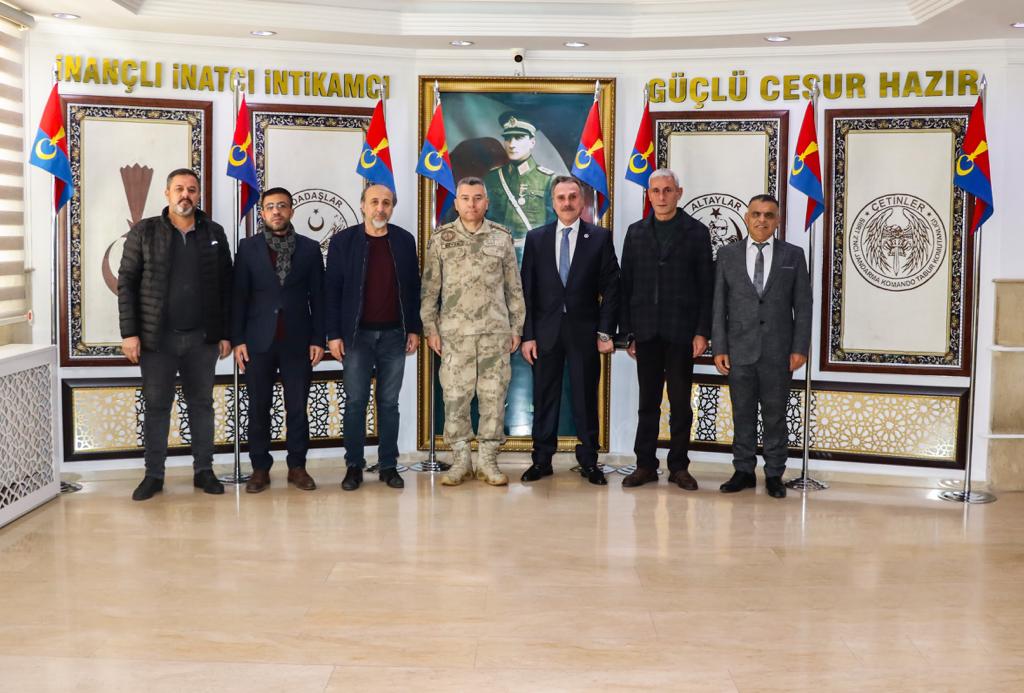 Siirt Büyük Birlik Partisi Başkanlığı Yönetiminden İl Jandarma Komutanı’na Ziyaret