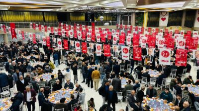 Milliyetçi Hareket Partisi Siirt İl Başkanlığının iftar yemeğine yoğun ilgi