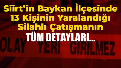 Siirt'in Baykan ilçesi Veyselkarani (Ziyaret) beldesinde bugün öğleden sonra saat