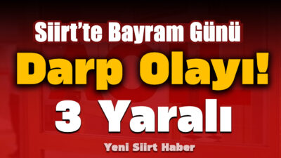 Siirt Merkeze bağlı Sağırsu (Hılela) Köyünde bir darp olayı yaşandı.