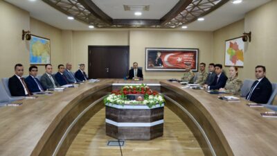 Siirt Valisi Dr. Kemal Kızılkaya başkanlığında "İl Güvenlik ve Asayiş