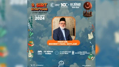 Siirt Valiliği tarafından düzenlenen 9. Kitap Fuarı kapsamında ilimize gelen