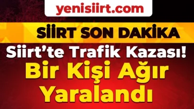 Siirt’te Trafik Kazası! Bir Kişi Ağır Yaralandı Siirt’in Şirvan ilçesinde pat pat motorunun devrilmesi sonucu meydana gelen