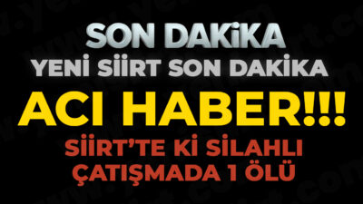 Dün akşam saatlerinde Siirt'in Pervari ilçesinde meydana gelen silahlı kavgada