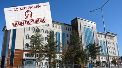 Siirt Valiliği’nden yapılan yazılı açıklamada şöyle denildi, “01.04.2024 tarihinde ilimiz