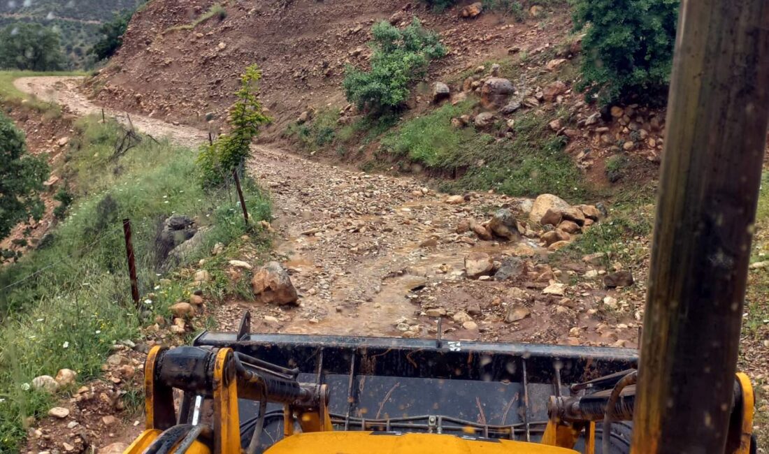 Siirt’te etkili olan yağışlar