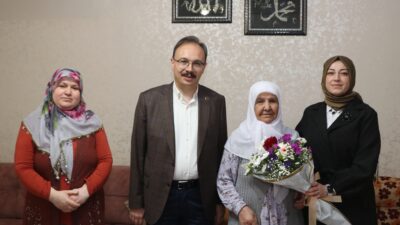 Siirt Valisi Dr. Kemal Kızılkaya ve eşi Hanımefendi Nurten Kızılkaya,