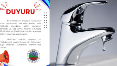 Siirt – Siirt Belediyesi, şehrin su ihtiyacını karşılayan Hesko isale