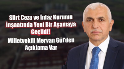 Birkaç yıldan beri inşaatı yarım kalan Siirt ceza ve infaz
