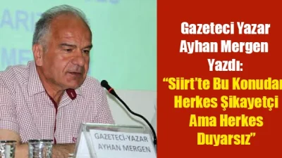 Gazeteci Yazar Ayhan Mergen Yazdı, “Siirt’te Bu Konudan Herkes Şikayetçi Ama Herkes Duyarsız” Lokantacıların yaptığı ve vatandaşların büyük tepkisine yol açan zamlar gündemde