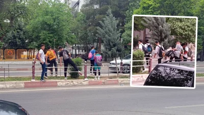 Siirt’te bu yol tehlike arz ediyor! Yaya geçidi isteniyor Siirt’te Karayolları 94. Şubesinin önünde bulunan yaya geçidinin kaldırılması sorun