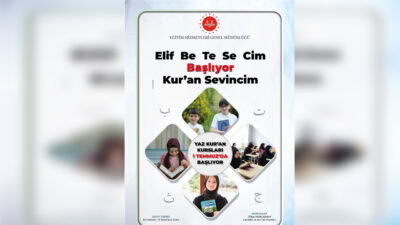 2024 Yılı Yaz Kur’an Kursları başlıyor 2024 yazında Kur'an kursları, 1 Temmuz Pazartesi günü başlıyor.