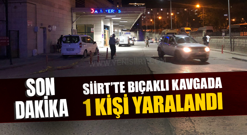 Siirt’te akşam saatlerinde meydana