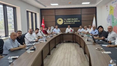 Siirt Tarım ve Orman İl Müdürlüğü İdarecileri 2024 Yılı 1. Değerlendirme Toplantısı Yapıldı İl Tarım ve Orman Müdürü Ergün Demirhan Başkanlığında, İl Müdür