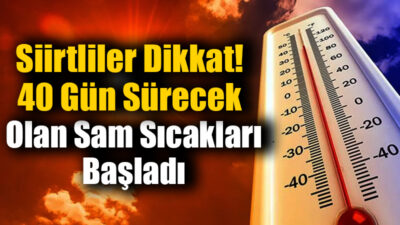 Yerel halk takvimine göre yılın en sıcak günleri olarak kabul