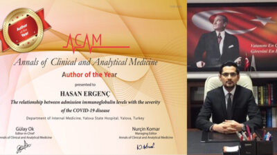 Siirtli Doçent Akademik Alanda Yılın Yazarı Seçildi! Yalova Eğitim ve Araştırma Hastanesi başhekimi hemşerimiz Doç. Dr. Hasan