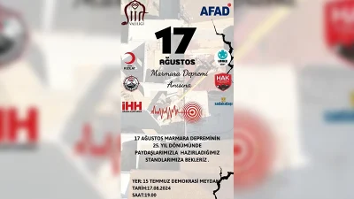 Marmara. Depremi yıl dönümünde kaybettiğimiz canlar bir kez daha anılıyor.