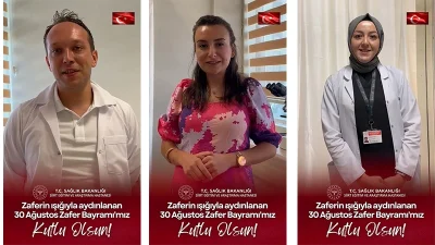 Siirt Eğitim ve Araştırma Hastanesi doktor ve personelleri, 30 Ağustos