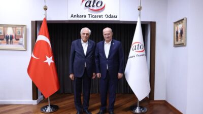 Afif Demirkıran'dan ATO Başkanı Gürsel Baran'a Ziyaret