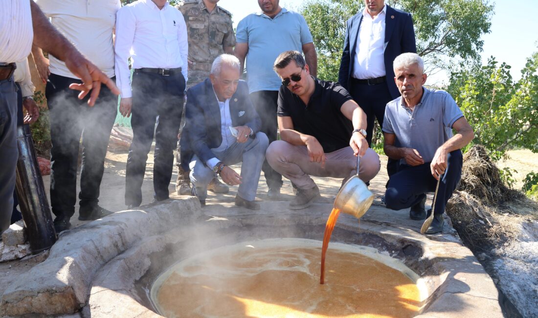 Siirt'in Kurtalan ilçesinde pekmez