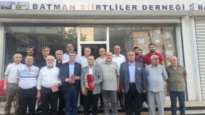 Bir süre önce kurulan  Batman Siirtliler Derneğine hayırlı olsun ziyaretleri