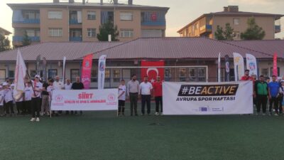 Siirt'te Avrupa Spor Haftası etkinlikleri başladı. Bit hafta boyunca çeşitli