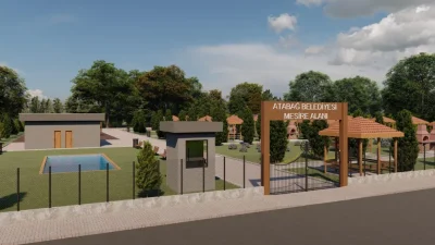 Atabağı beldesine mesire alanı yapılıyor.
