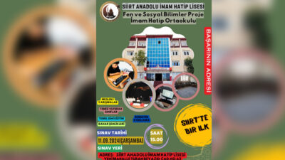 Siirt'te geçen yıl kurulmasına karar verilen kız proje imam hatip