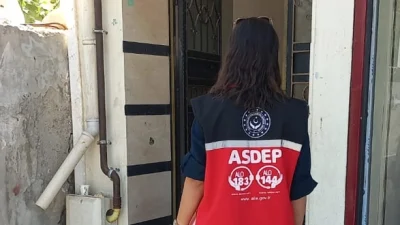 Siirt Aile ve Sosyal Hizmetler İl Müdürlüğü personeli tarafından acılı