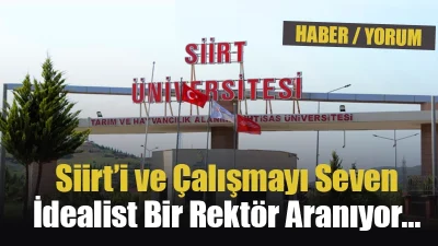 Siirt Üniversitesinin yeni rektörünün kim olacağı merakla bekleniyor. Adeta nefesler