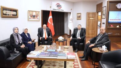 AK Parti il başkanı Av. Bahri Caner başkanlığında bir heyet,