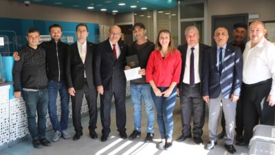 Yıl dönümü kutlamaları kapsamında bu gün 184. müşteri ödüllendirildi.