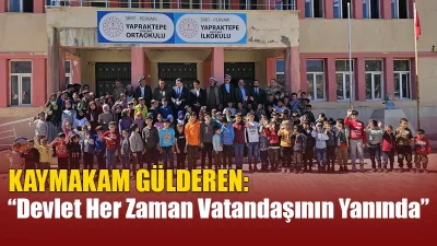 Pervari Kaymakamı Ahmet Gülderen ilçeye bağlı Yapraktepe köyünü ziyaret etti.
