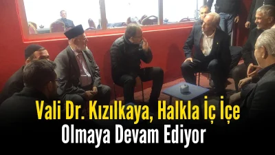 Siirt’in Bağtepe (Halenze) Mahallesi sakinleri, sorunlarını Vali Dr. Kemal Kızılkaya’ya