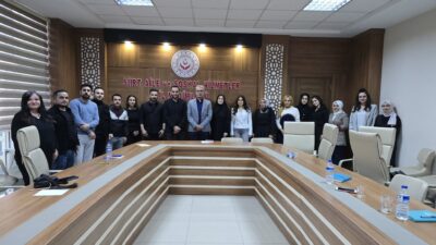 Siirt Aile ve Sosyal Hizmetler Müdürlüğünde hizmet içi eğitim çalışmaları