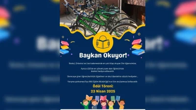 Siirt'in Baykan ilçesinde ödüllü kitap okuma yarışması düzenlendi.