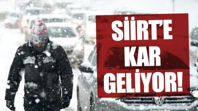 Meteoroloji Genel Müdürlüğü'nün (MGM) tahminlerine göre, Siirt'te yeni hafta soğuk