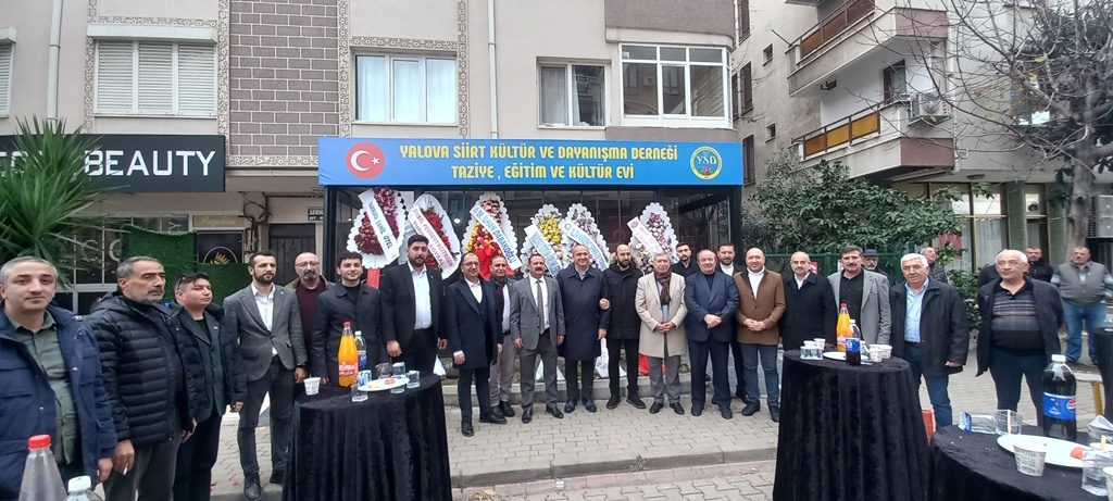 Siirtlilerin Yalova’da ki Yeni Mekanı! Eğitim Kültür ve Taziye Evi Hizmete Açıldı Yalova Siirtliler Eğitim Kültür ve Yardımlaşma Derneği eğitim kültür ve