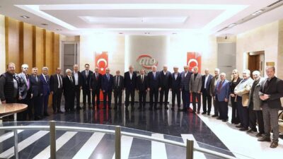 BARAN HEMŞERİLERİMİZİ AĞIRLADI Ankara Ticaret Odası Başkanı Gürsel Baran hemşerilerimizle bir araya geldi
