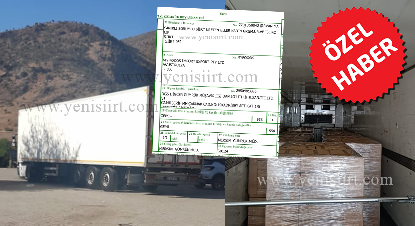Siirt’ten Avustralya’ya 25 Ton Salamura Yaprak İhraç Edildi Siirt'in tadına doyum olmayan tayfi üzümünün ipeği andıran yaprakları yurt