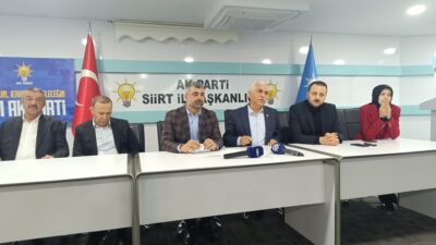 AK Parti’nin 25 Ocak’ta düzenlenecek 8. Olağan Kongresi öncesinde Siirt