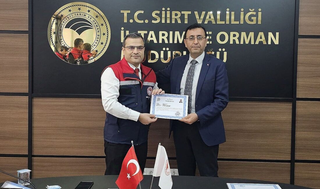 Siirt Tarım ve Orman İl Müdürlüğü Ekibinin Başarısı Karşılıksız Kalmadı Tarım ve Orman İl Müdürlüğü'nün başarılı çalışmaları karşılıksız kalmadı.