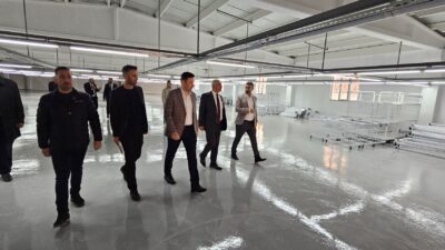 Pervari'nin Beğendik beldesinde yapımı devam eden tekstil fabrikası yakında hizmete