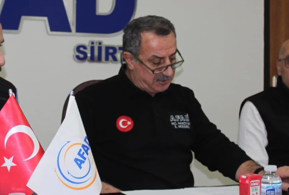 Akkoyun’un Başarısı Siirt AFAD İl Müdürü Cahit Akkoyun görevindeki başarısı kadar sivil