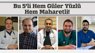 Siirt Eğitim ve Araştırma Hastanesi Kardiyoloji Servisi'nde görev yapan doktorlar,