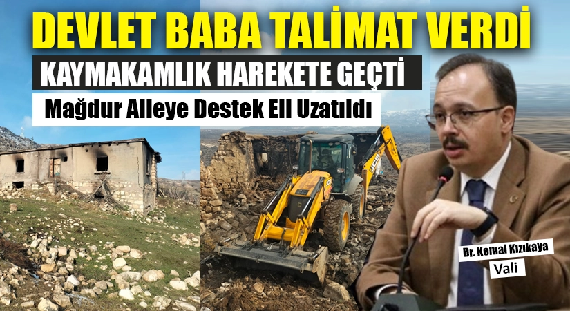 Siirt’te zor durumda olan vatandaşın imdadına devlet yetişti. Vali Dr.