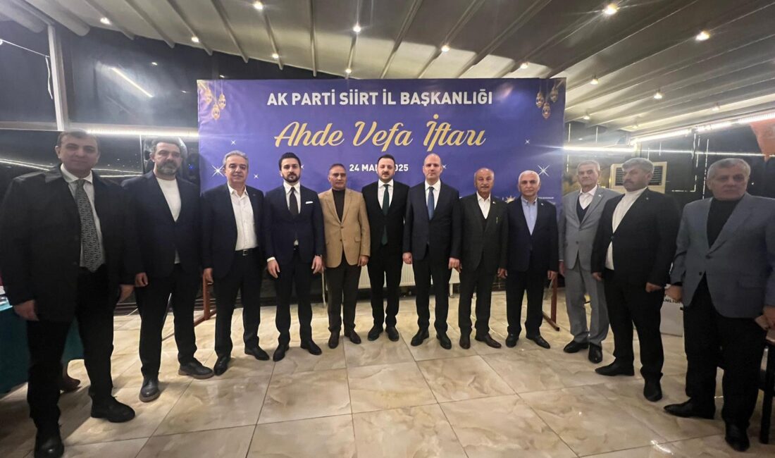 Siirt Ak Parti’den Ahde Vefa İftarı Siirt Ak Parti İl Başkanlığı tarafından düzenlenen “Vefa ve Kardeşlik