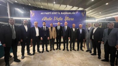 Siirt Ak Parti İl Başkanlığı tarafından düzenlenen “Vefa ve Kardeşlik