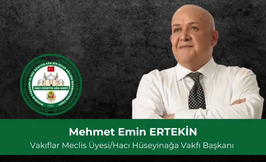 Hacı Hüseyin Ağa Vakfı Mütevelli VGM Meclis Üyesi Mehmet Emin Ertekin’den Bayram Mesajı Değerli dostlarım Ramazan Bayramınızı en içten dileklerimle kutlarım Aileniz, sevdiklerinizle