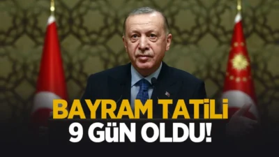 Emekçilerle iftar programında konuşan Cumhurbaşkanı Erdoğan, Ramazan Bayramı tatilinin 9